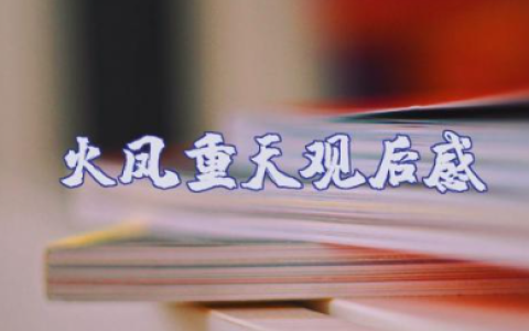 电影《火凤重天》观后感优秀范文