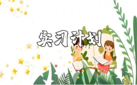 厨师实习计划范文合集 厨师实习工作方案设计汇总