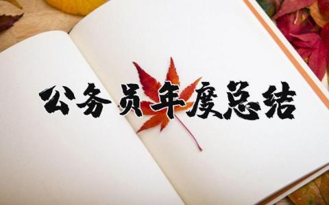 公务员2025年年度总结报告 优秀公务员个人工作总结