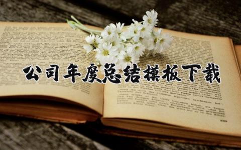 公司年度总结模板范文 2025年公司年终总结范文简短