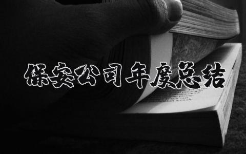 2025保安公司年度总结和计划 保安公司年度总结大会报告范文