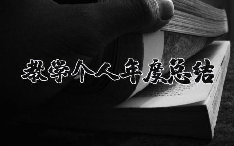 2025年教学个人年度总结范文 教师个人教学工作年终总结简短