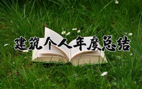 建筑个人2025年度总结范文 建筑述职报告范文大全
