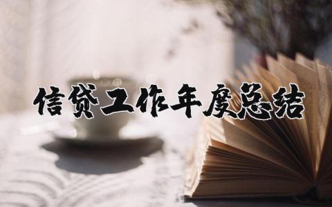 信贷工作年度总结报告范文2025 信贷工作个人总结汇报范文