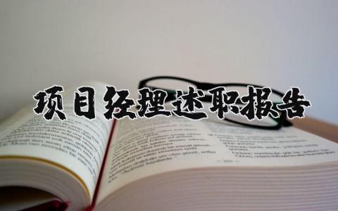 项目经理述职报告范文 项目经理工作总结范文