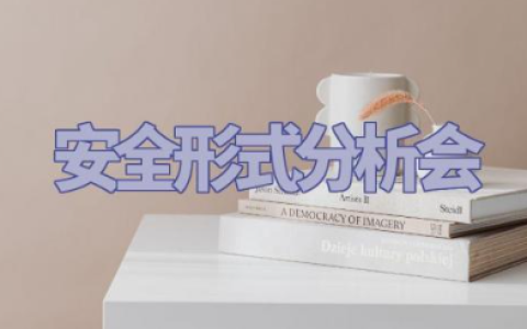 安全形势分析会发言材料完整版（10篇）