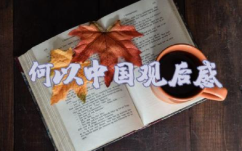 纪录片《何以中国》观后感范文（精选10篇）