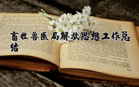 2025年畜牧兽医局解放思想工作总结报告范文 (6篇）