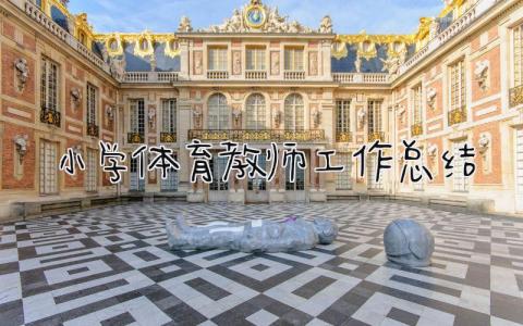 小学体育教师工作总结 精选9篇