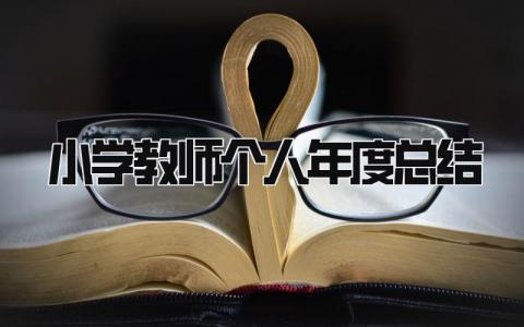 小学教师个人年度总结2025 精选10篇
