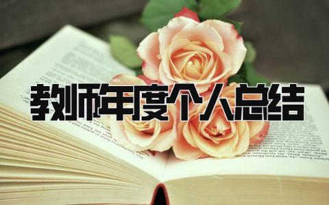 教师年度个人总结2025 精选15篇