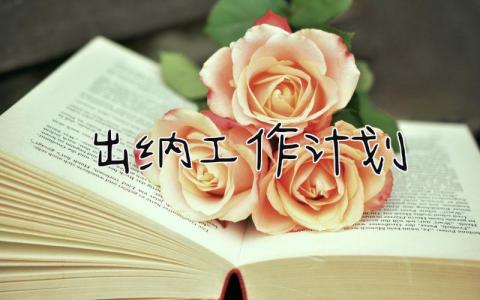 出纳工作计划 精选17篇