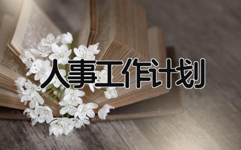 人事工作计划 精选18篇