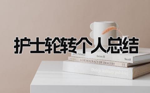 护士轮转个人总结 精选19篇