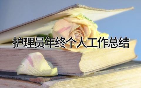 护理员年终个人工作总结 精选10篇