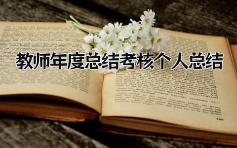 教师年度总结考核个人总结 精选19篇