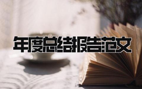 年度总结报告范文 精选18篇