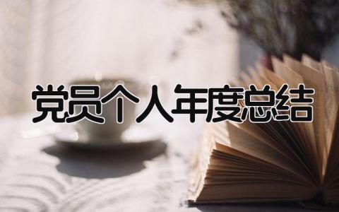 党员个人年度总结 精选18篇
