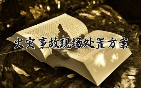 火灾事故现场的处置方案大全 火灾现场处理方案策划书汇总