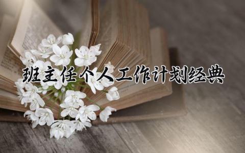 2025班主任个人工作计划经典 班主任下一步教育工作措施 (5篇）