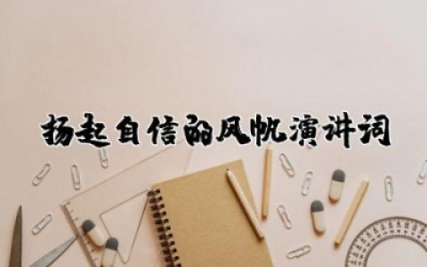 扬起自信的风帆演讲词怎么写 扬起自信的风帆演讲稿合集