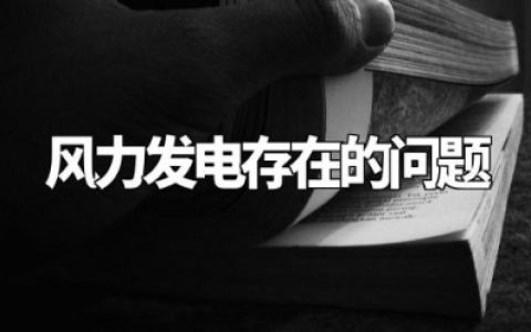 风力发电存在的问题及解决措施范文 风力发电工作的不足及应对措施