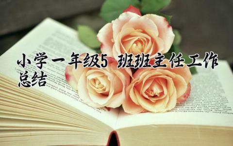小学一年级5班班主任工作总结精选范文汇总