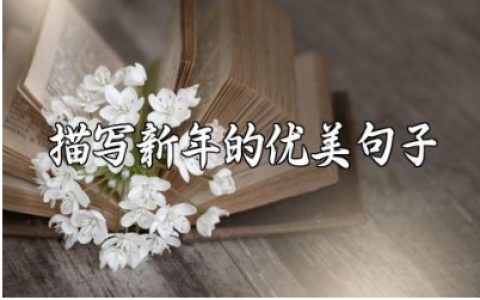 描写新年的优美句子合集 新年贺词祝福语大全