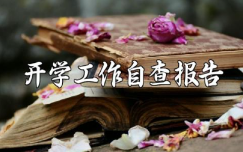 2025年开学工作自查报告范文 校园开学工作排查进展汇报
