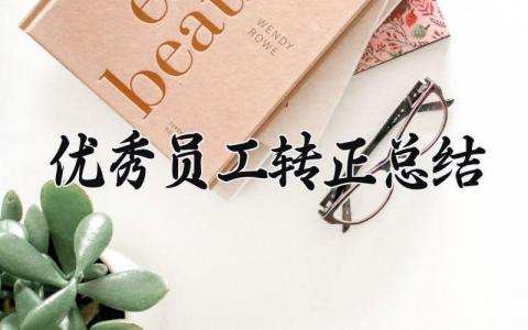 2025优秀员工转正总结 员工转正申请表个人总结 (9篇）