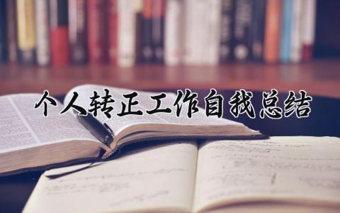 个人转正工作自我总结范文简短 个人转正工作自我总结怎么写