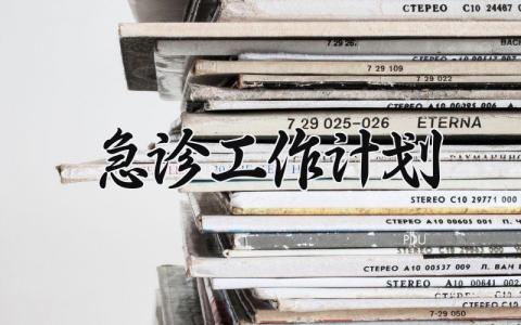 2025急诊工作计划 急诊科发展规划 (6篇）