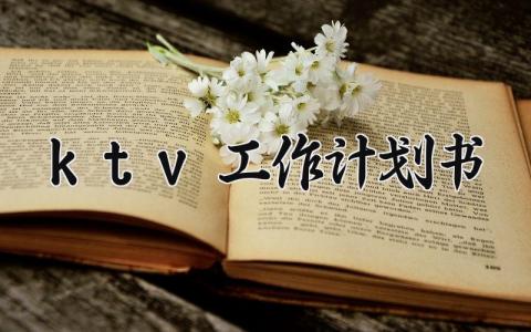ktv工作计划书 ktv简短的个人工作计划 (3篇）