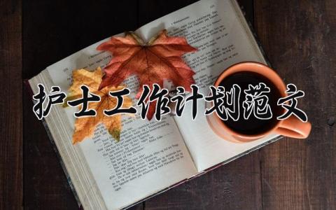 护士工作计划范文 护士下一步工作目标 (5篇）