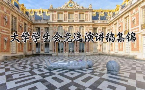 大学学生会竞选演讲稿集锦 大学学生会竞选发言稿模板