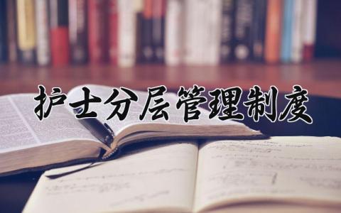 护士分层管理制度内容 护士分层级管理方案