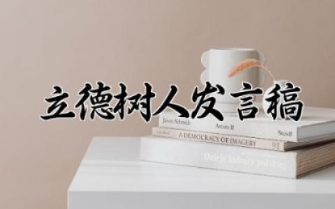 立德树人发言稿怎么写 立德树人发言稿实用范文
