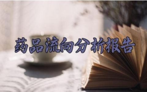 药品流向分析报告 药品流向分析报告模板怎么写（10篇）