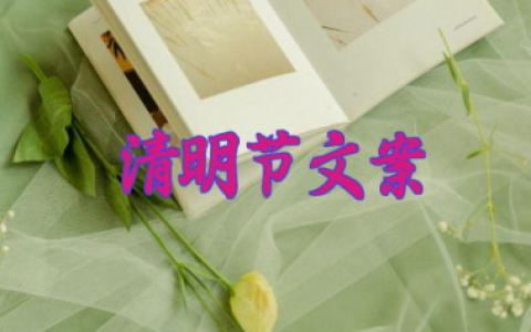 清明节文案发朋友圈的句子 清明节优美好句好段