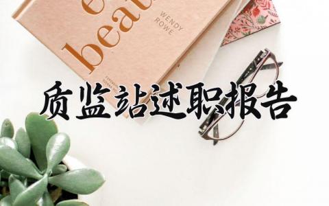 质监站述职报告 质监站工作述职报告 (10篇）