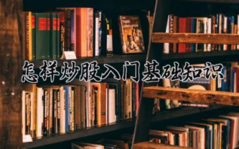 怎样炒股入门基础知识 怎样炒股才能稳赚不赔