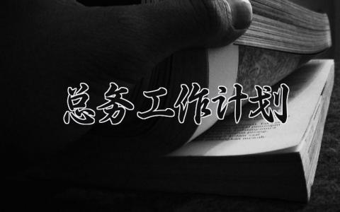 2025总务工作计划 总务工作计划表 (13篇）