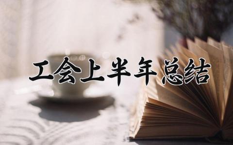工会上半年总结 工会上半年的总结报告 (14篇）