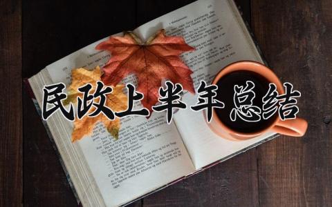 民政上半年总结 2025年民政半年工作总结 (9篇）