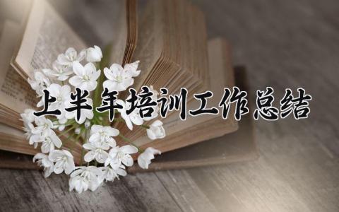 上半年培训工作总结怎么写 上半年培训工作总结报告精选