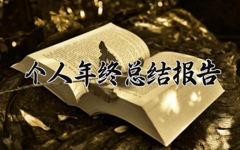 个人年终总结报告怎么写 年终个人总结报告材料
