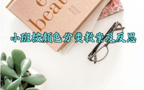 ​小班按颜色分类教案及反思 小班按颜色分类的活动记录怎么写（10篇）