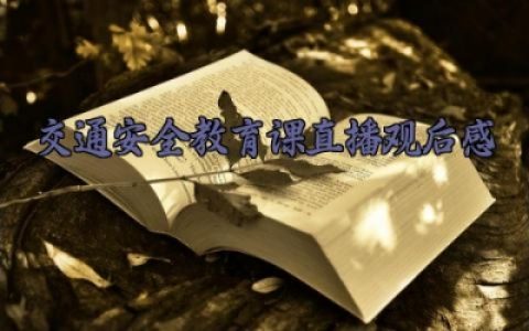 交通安全教育课直播观后感2025 交通安全教育课的直播观后感范文（10篇）