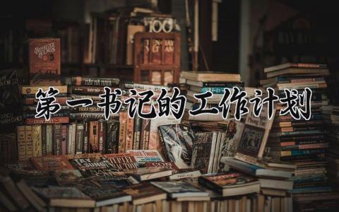 第一书记的工作计划 第一书记工作计划怎么写 (10篇）