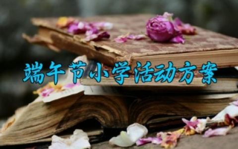 端午节小学活动方案 小学端午节主题教育活动方案 (11篇）